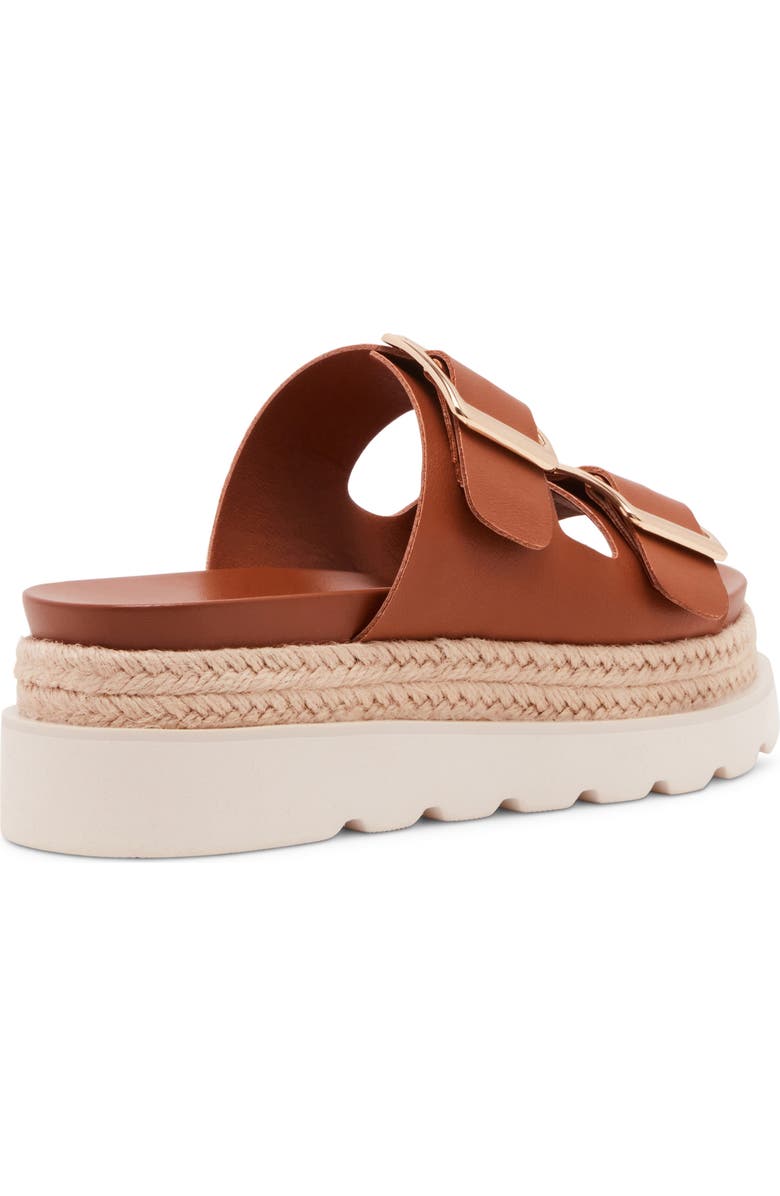 Madden Girl <p>Mythicall Platform Slide Sandal (Women)</p>, Alternate, color, Dark Caramel