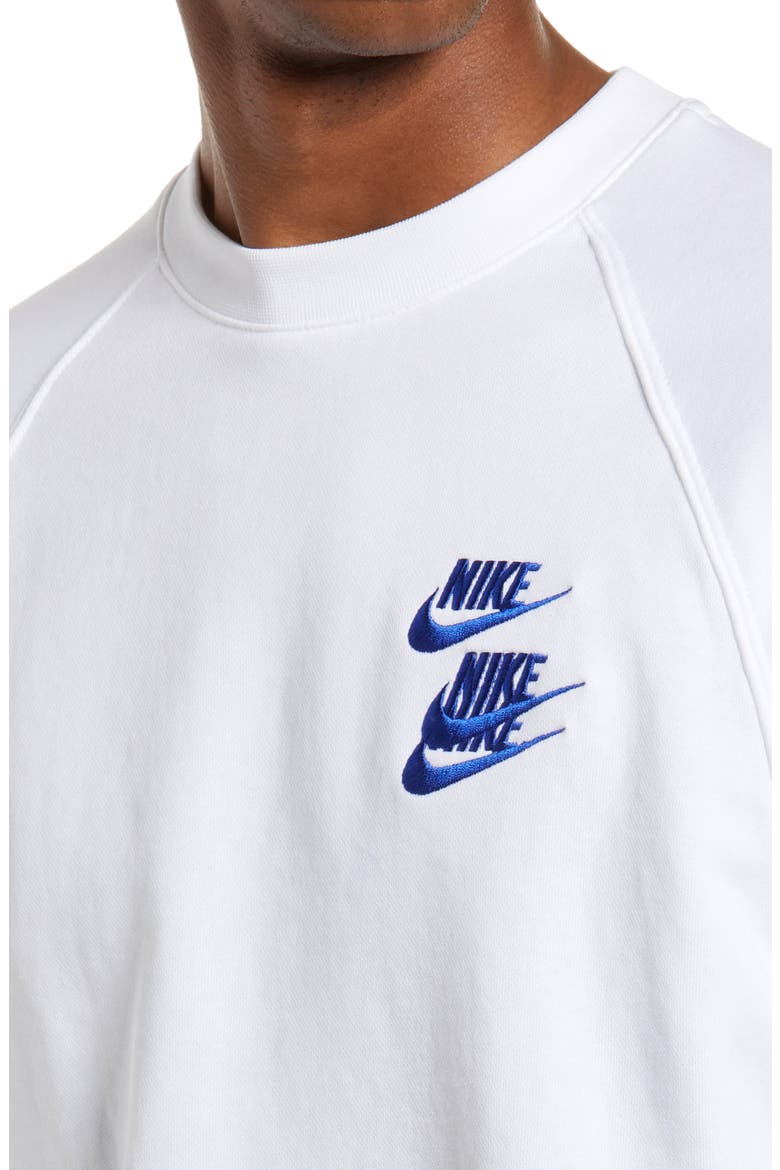 Sportswear World Tour Embroidered Crewneck Sweatshirt, Alternate, color, WHITE