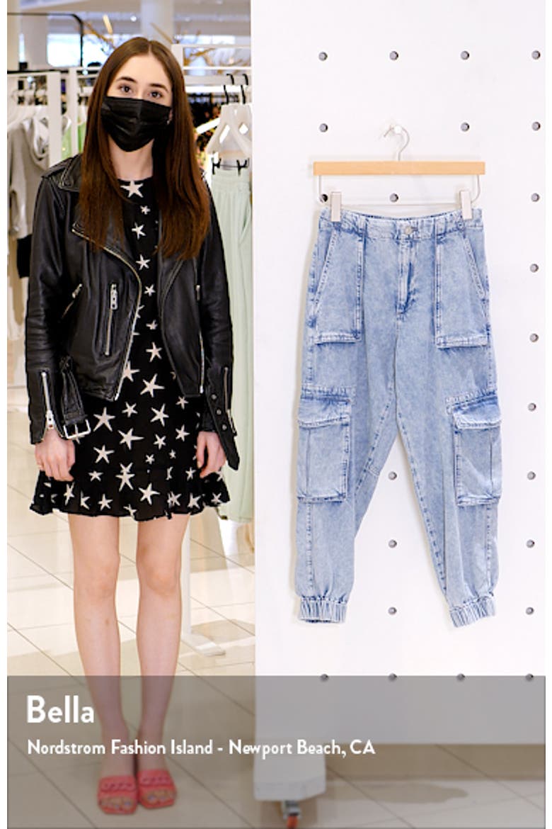Frieda Denim Cargo Pants video