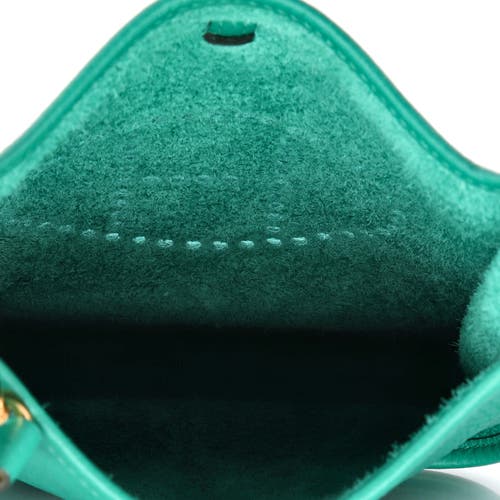 Pre-owned Hermes Hermes Evelyne Bag Gen Iii Clemence Tpm In Green