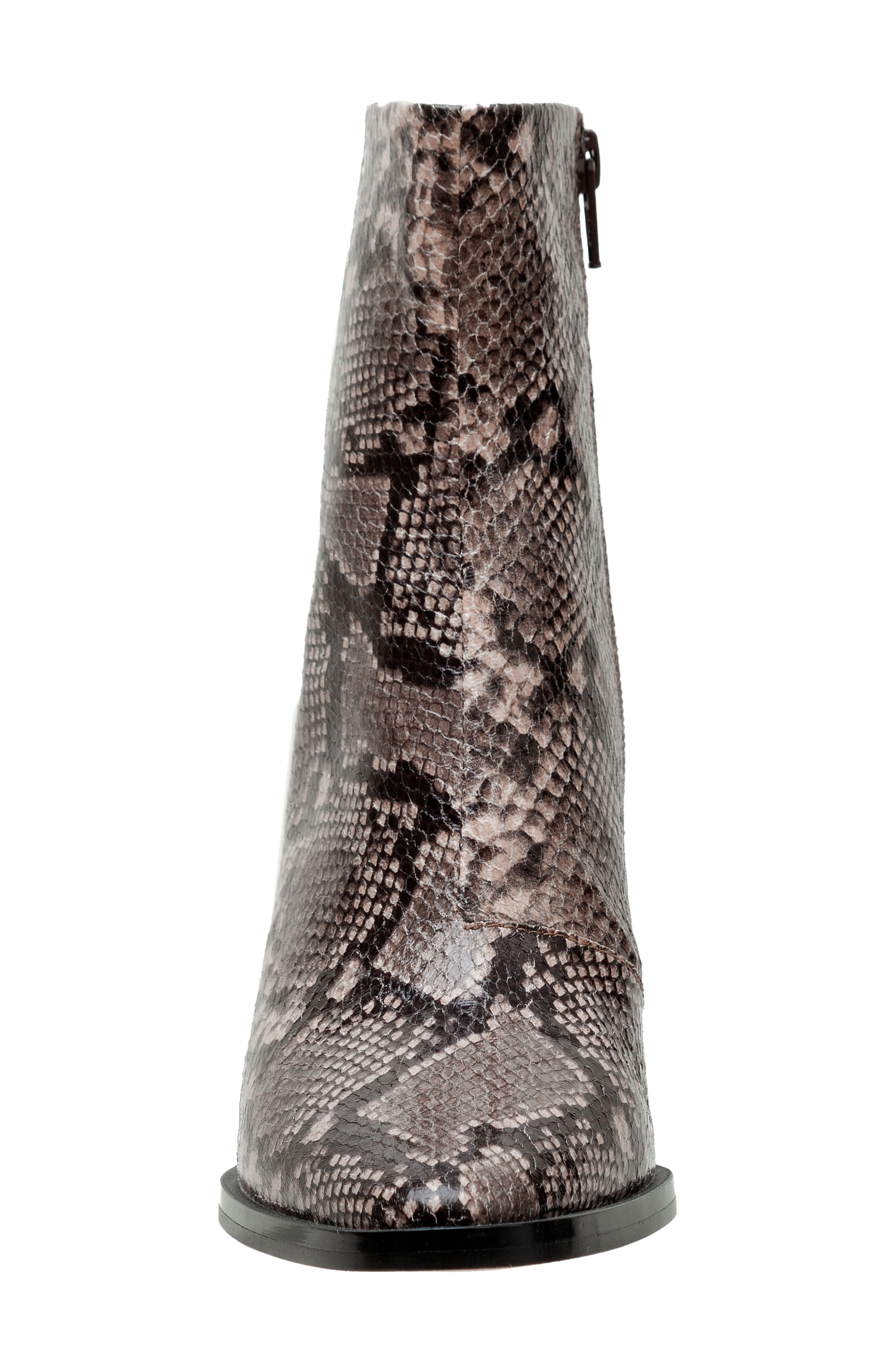 Lisa Vicky Magic Snakeskin Embossed Bootie, Alternate, color, 