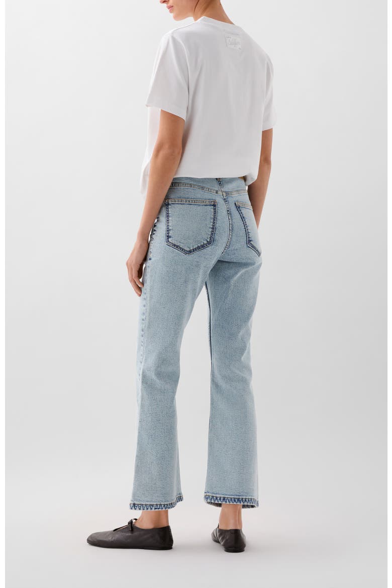 Ankle Stitching Denim Pant, Alternate, color, Lightindigo