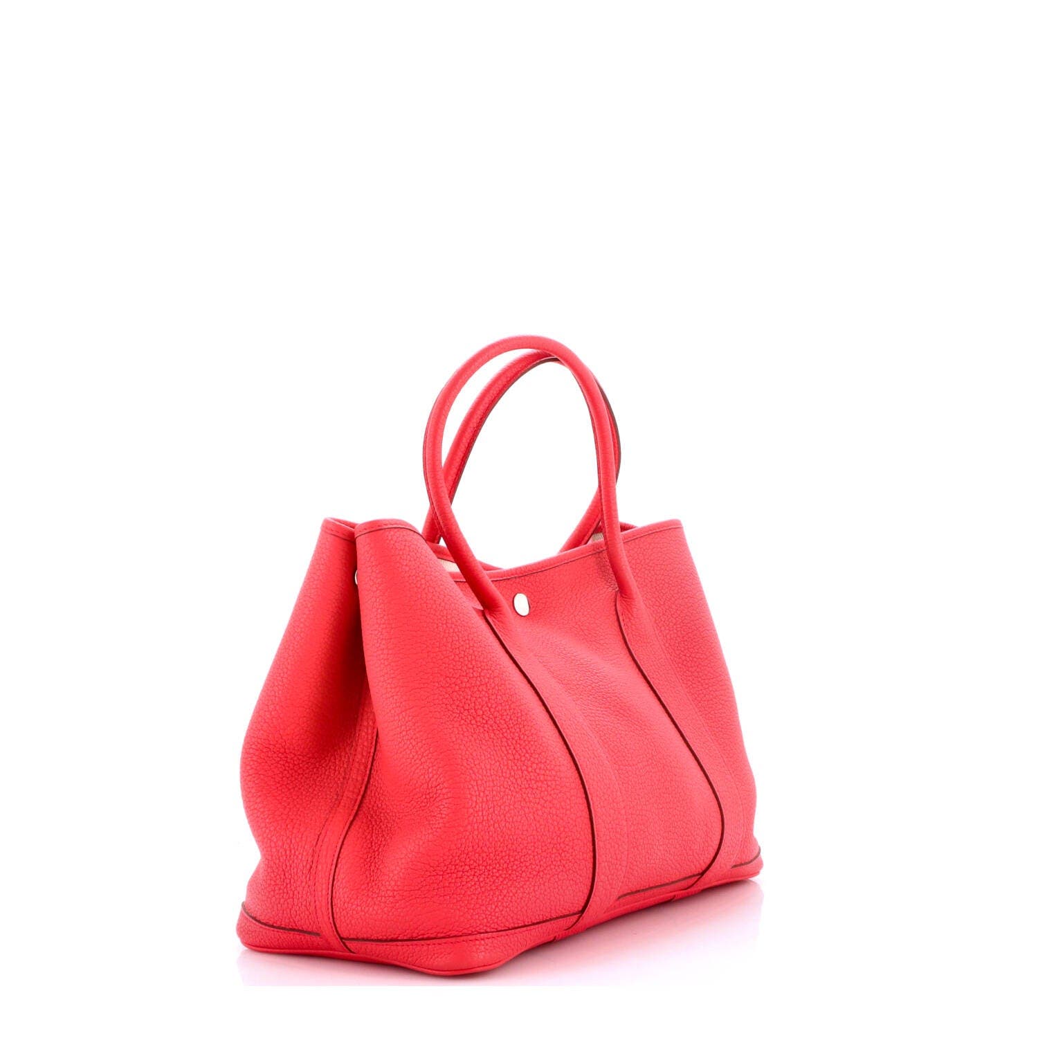 Garden Party Tote Leather 36, Alternate, color, Red