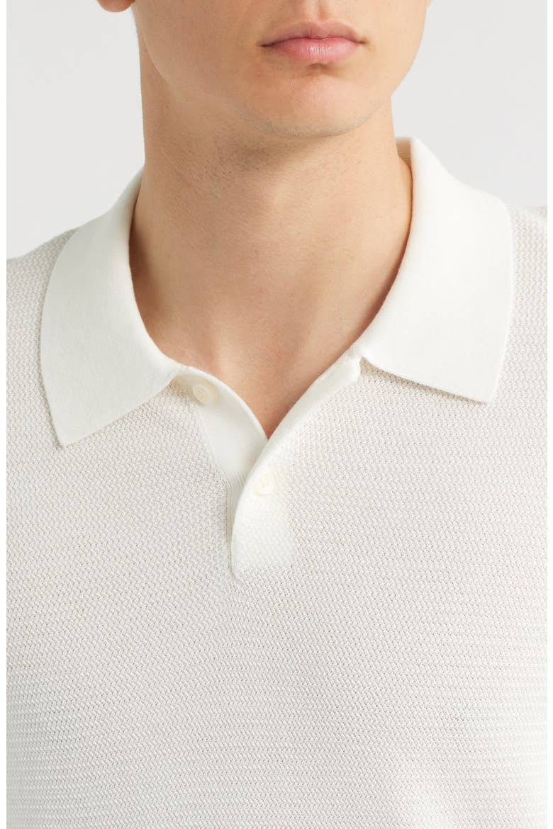 Soris Knit Polo, Alternate, color, IVORY