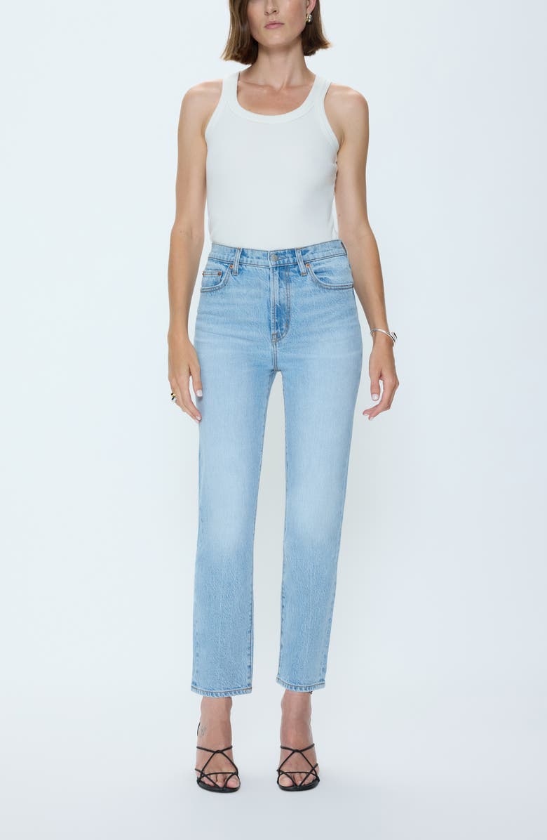 Pistola Bri High Waist Ankle Straight Leg Jeans, Alternate, color, Day Off