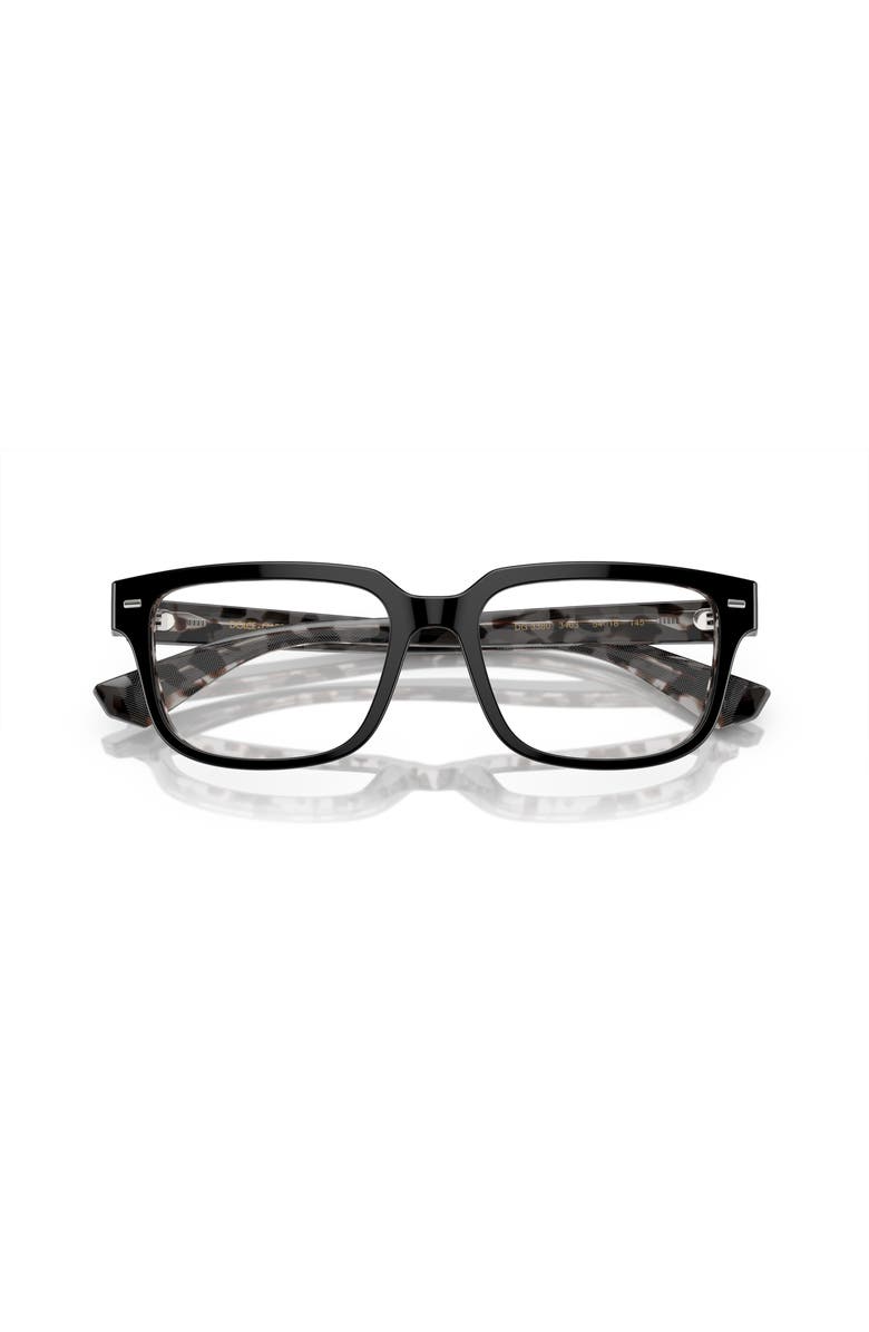 Dolce&Gabbana 54mm Square optical glasses, Alternate, color, Black