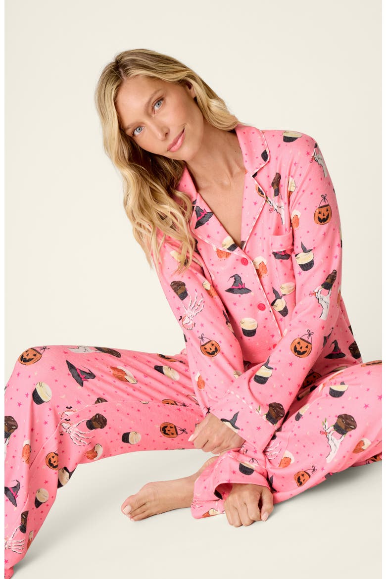 Sweet and Spooky Pajamas, Alternate, color, PINK MELON