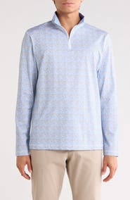 Bugatchi Long Sleeve Quarter Zip Pullover