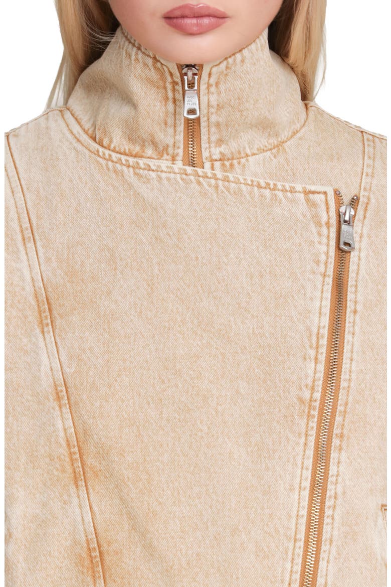 Denim Bomber Jacket, Alternate, color, WASHED KHAKI