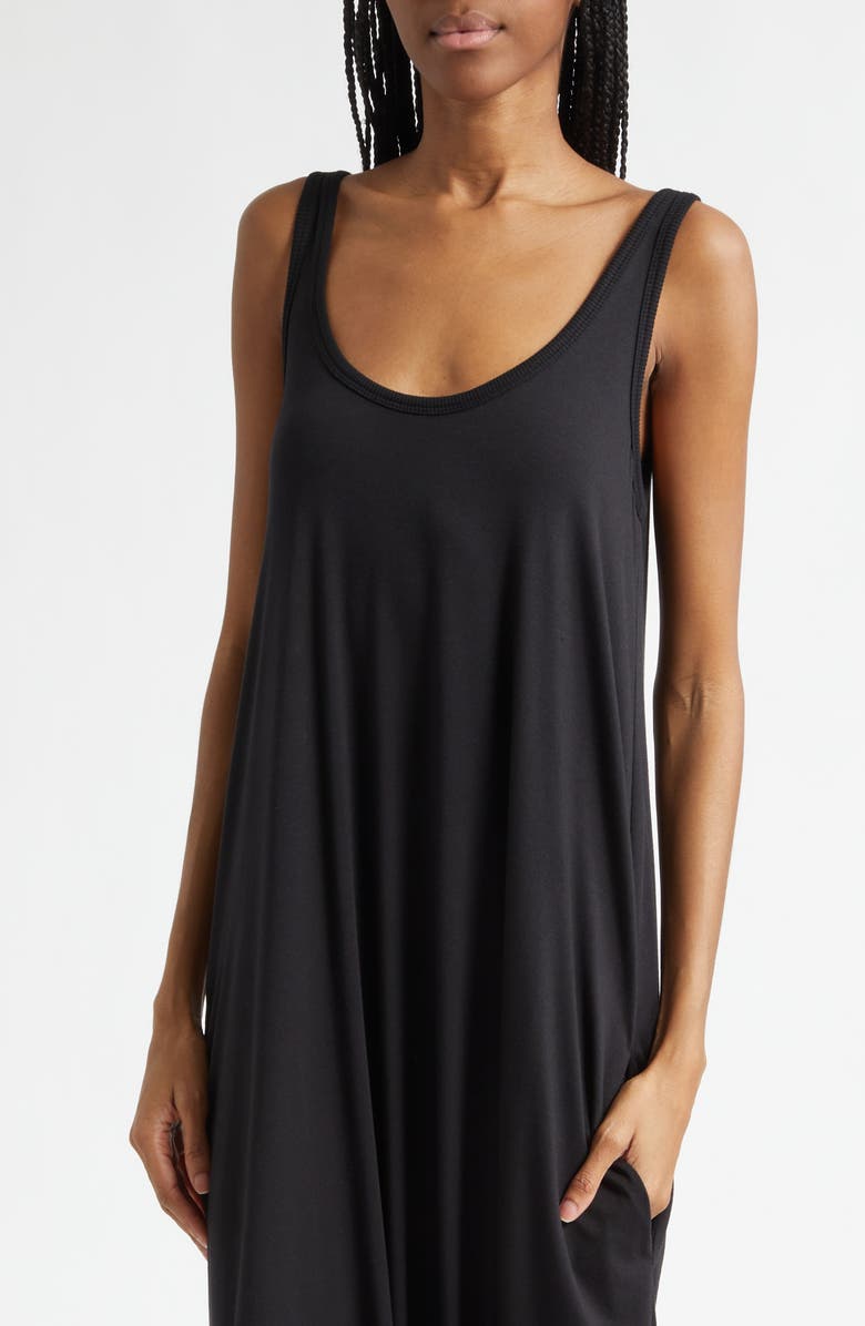 Ramy Brook Ellison Knot Hem Tank Dress, Alternate, color, Black