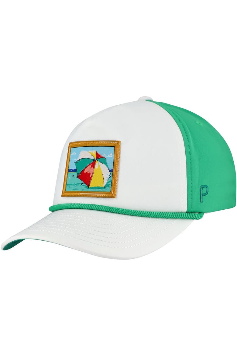 Men's Puma  White Arnold Palmer Invitational Adjustable Rope Hat, Alternate, color, White