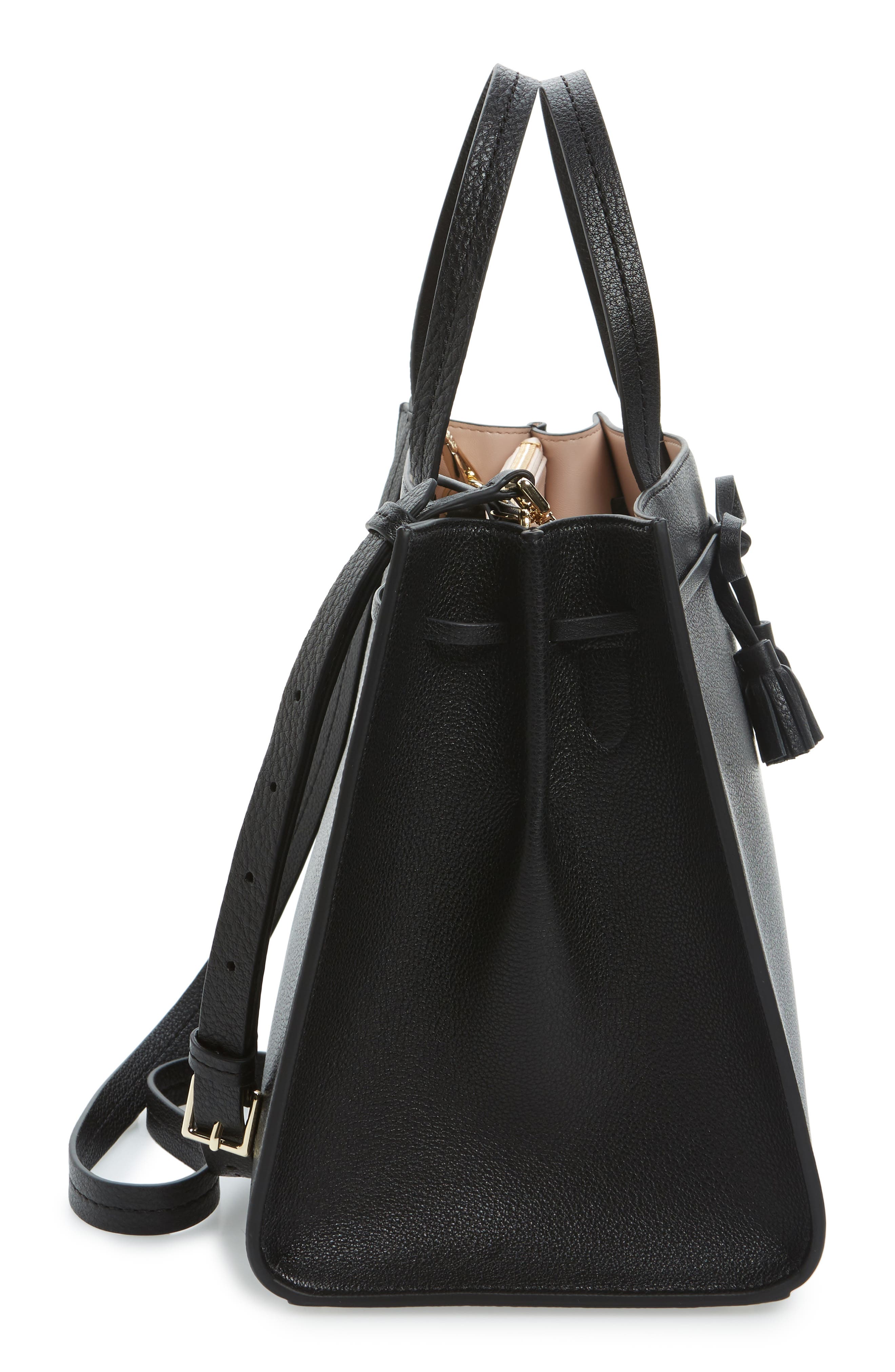 Kate Spade New York hayes street isobel leather satchel, Alternate, color, 