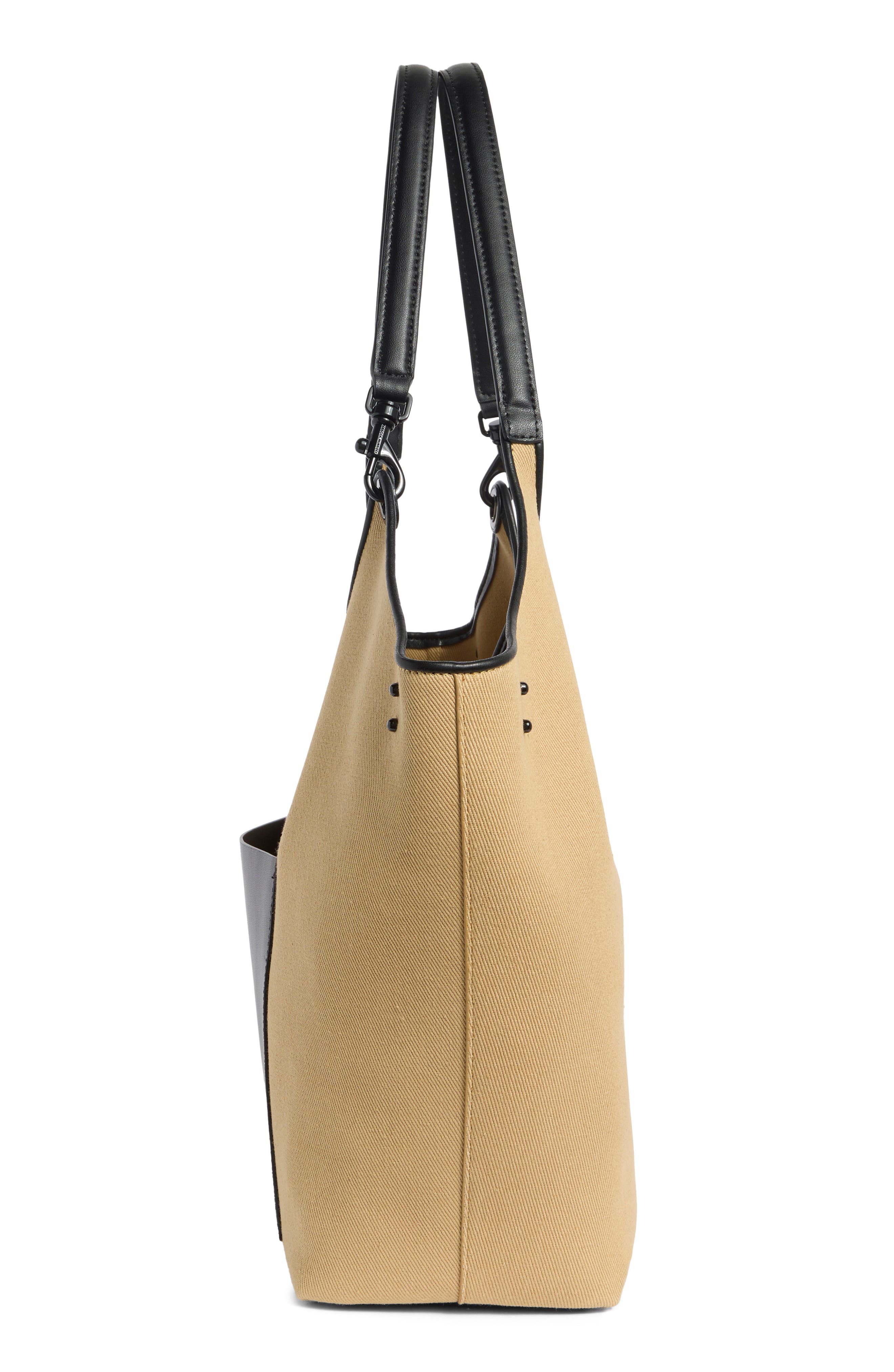 Rebecca Minkoff The Perfect Tote Bag, Alternate, color, Seasame/ Black