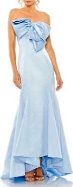 Mac Duggal Strapless Mermaid Gown
