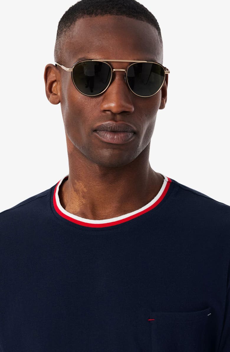 Lacoste Core Essentials Stretch Cotton T-Shirt, Alternate, color, Navy Blue