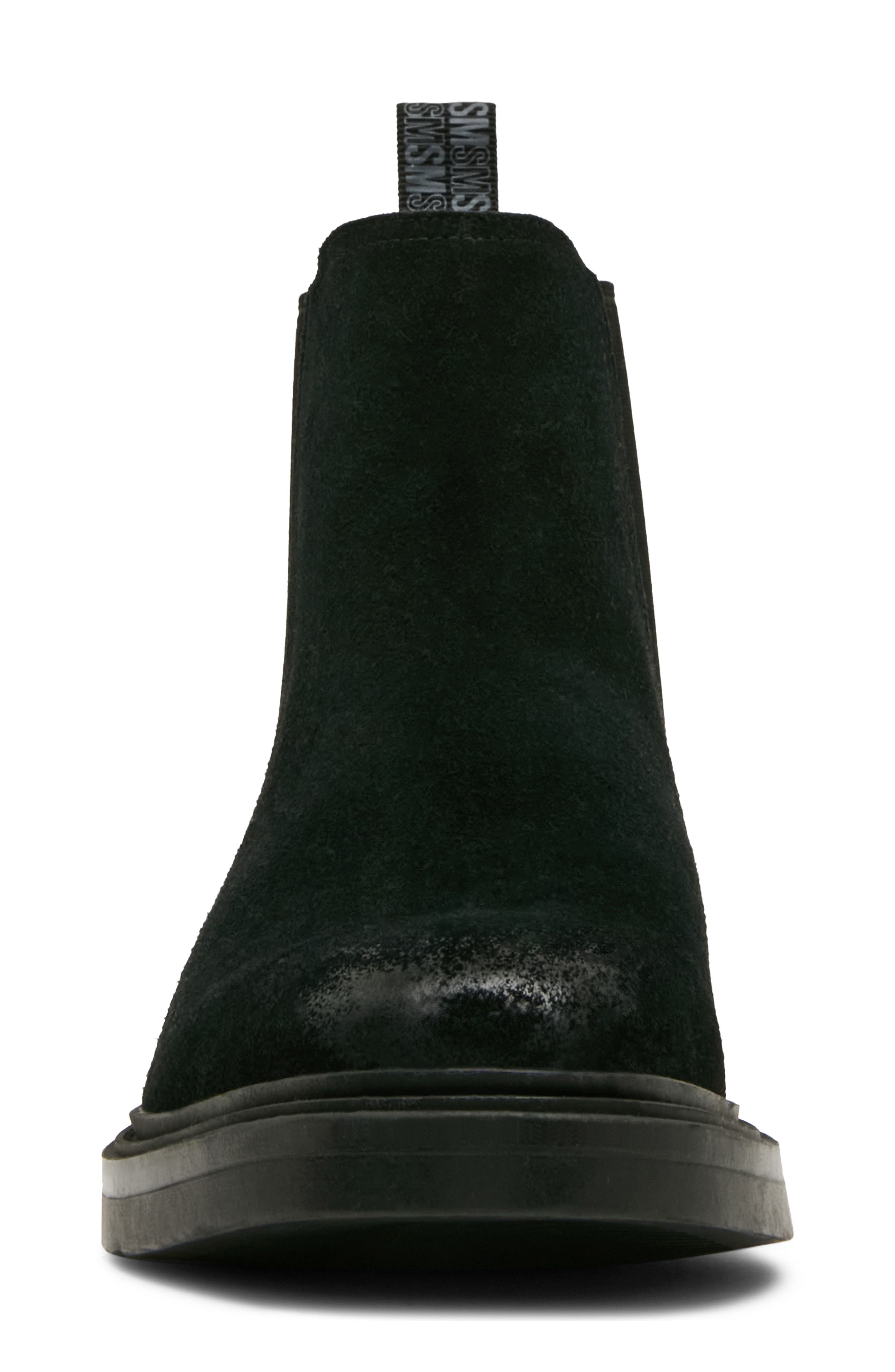 Hatton Chelsea Boot, Alternate, color, BLACK SUEDE