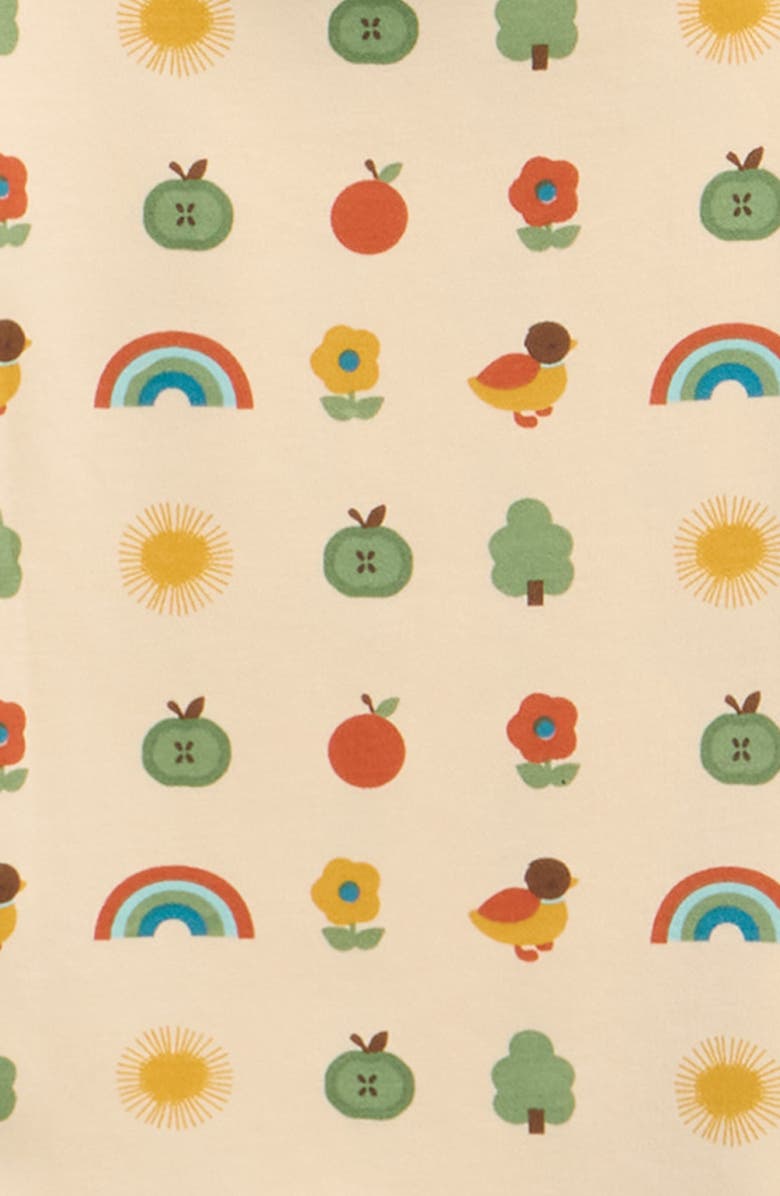 Little Green Radicals Kids' Rainbow T-Shirt & Pants Set, Alternate, color, Yellow Multi