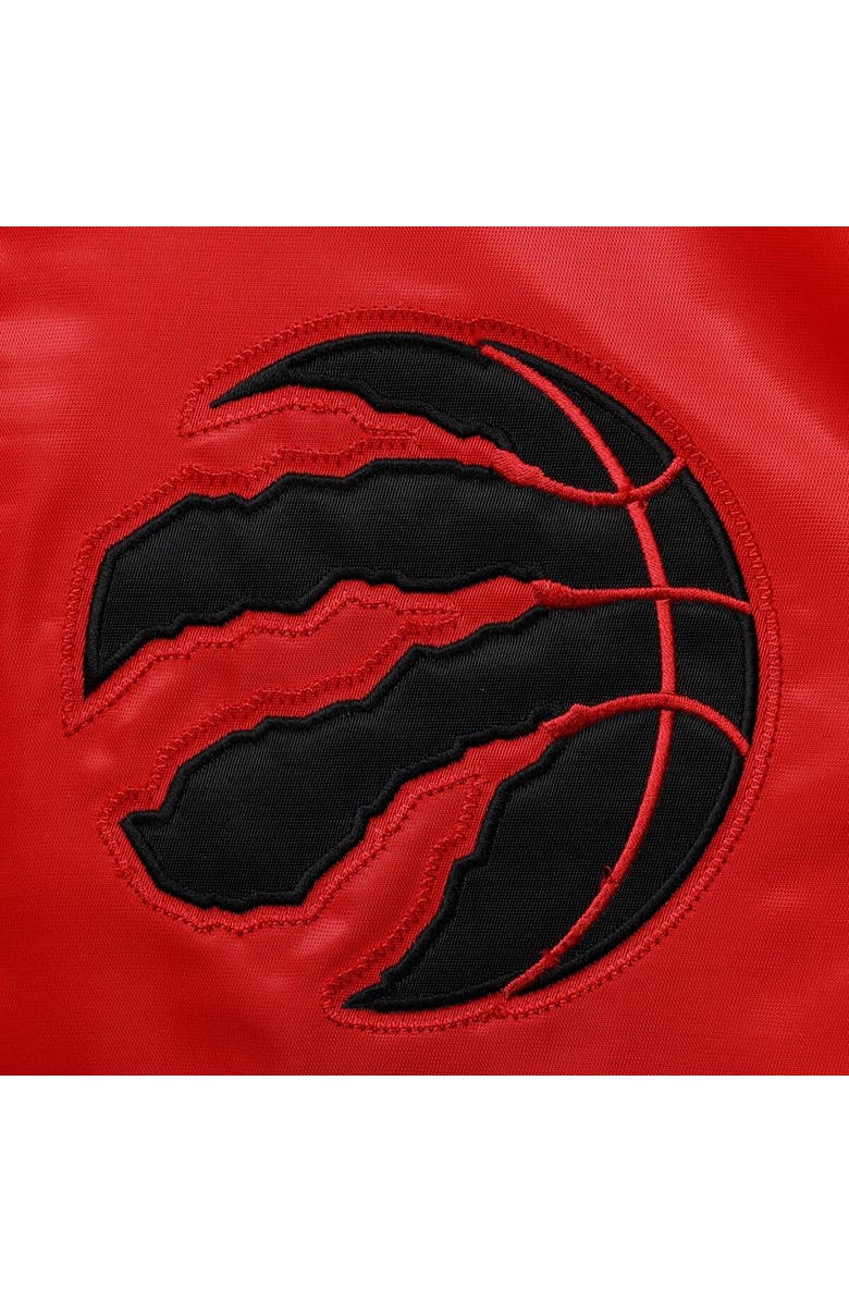 STARTER Men's Starter Red/Black/Green Toronto Raptors Black History Month NBA 75th Anniversary Full-Zip Jacket, Alternate, color, Red