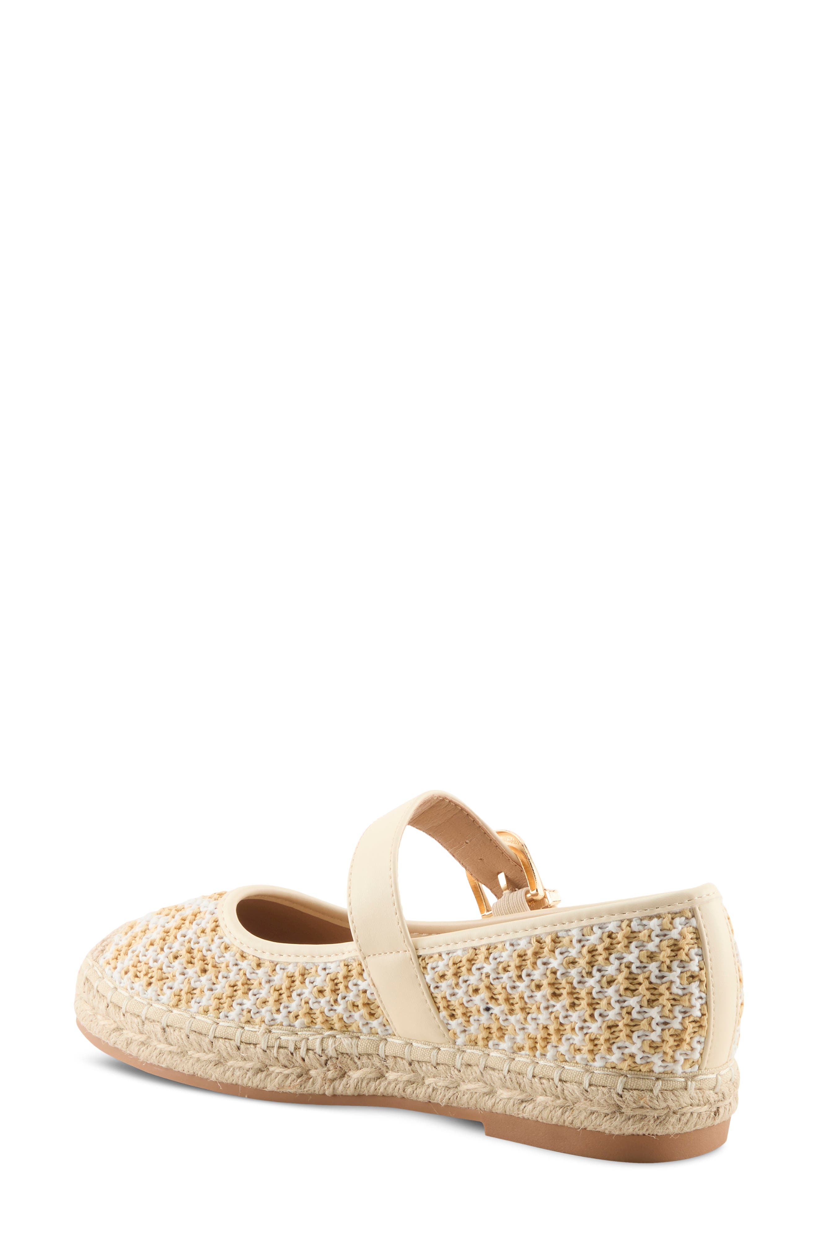 AZURA BY SPRING STEP Seaharbor Mary Jane Flat, Alternate, color, Beige Multi