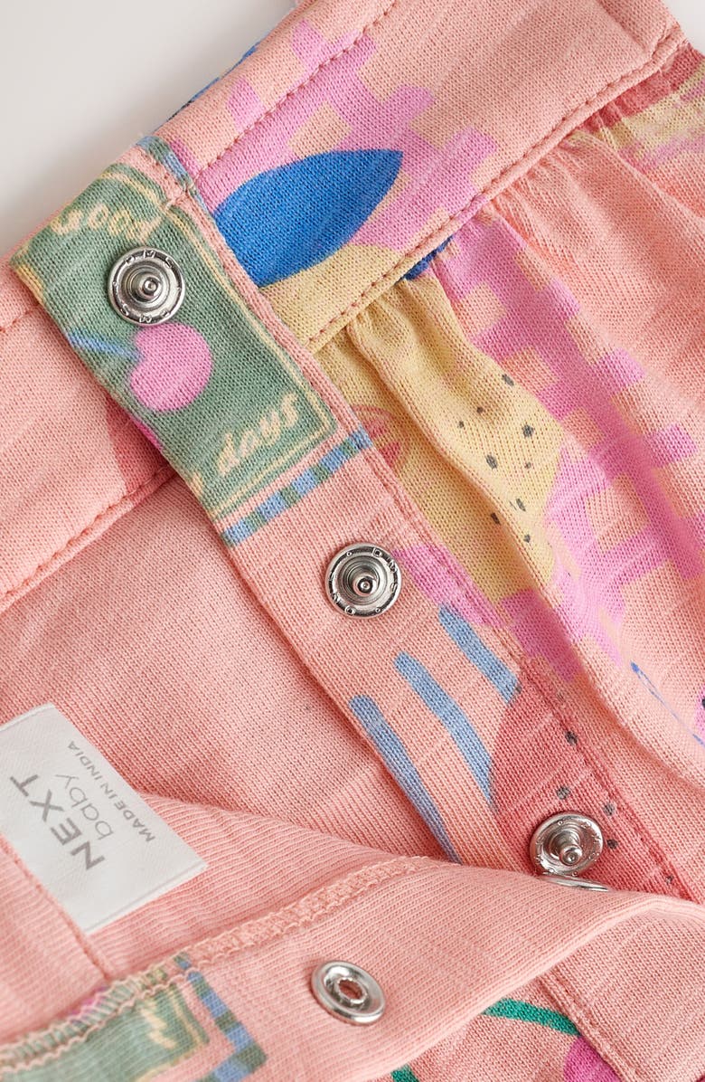 NEXT Fruit Print Romper, Alternate, color, Pink