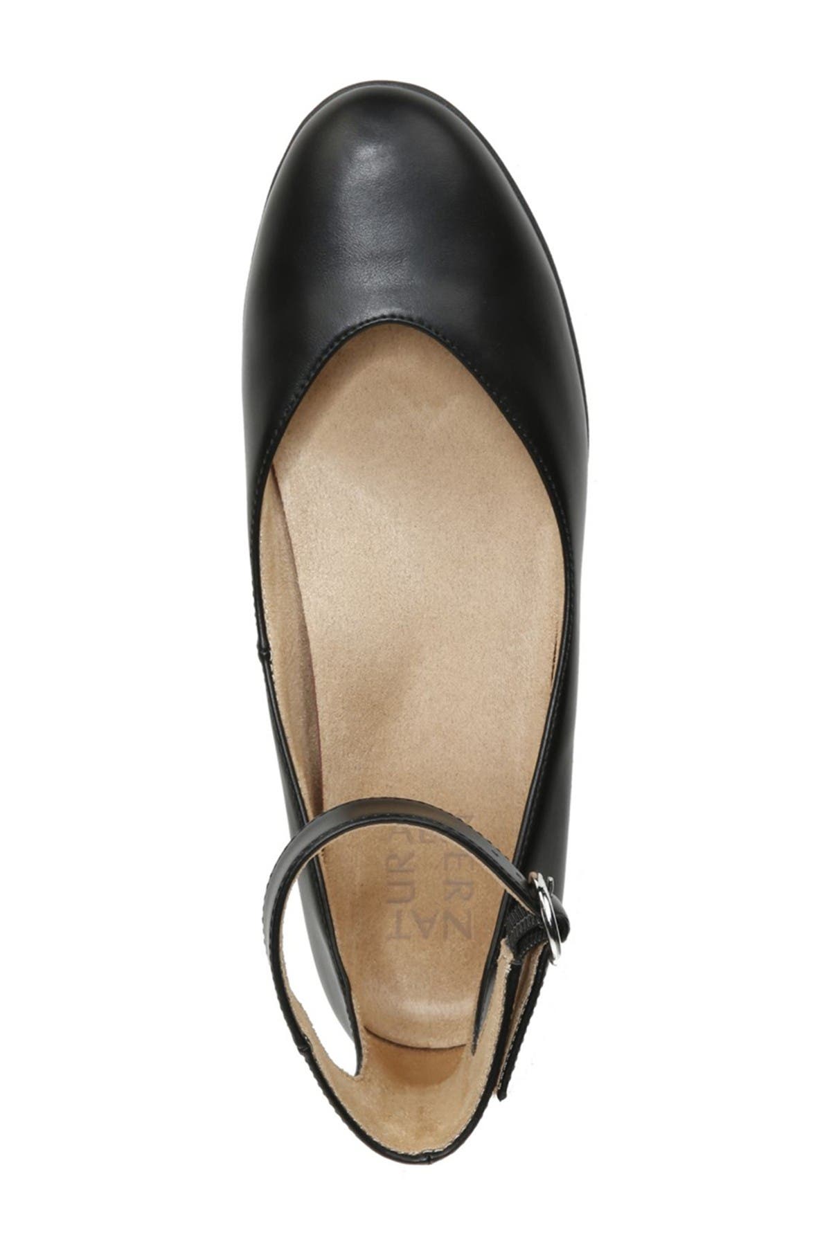 Naturalizer Valentina Ankle Strap Ballet Flat - Wide Width Available, Alternate, color, 