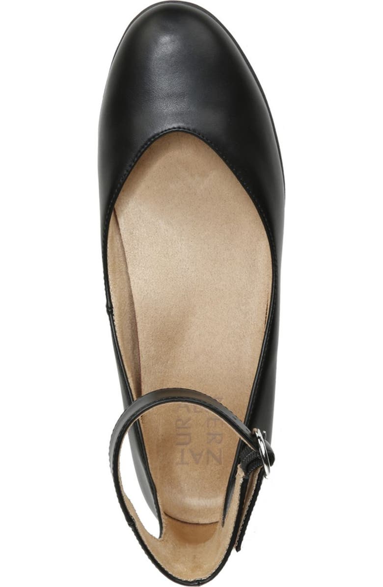 Naturalizer Valentina Ankle Strap Ballet Flat - Wide Width Available, Alternate, color,
