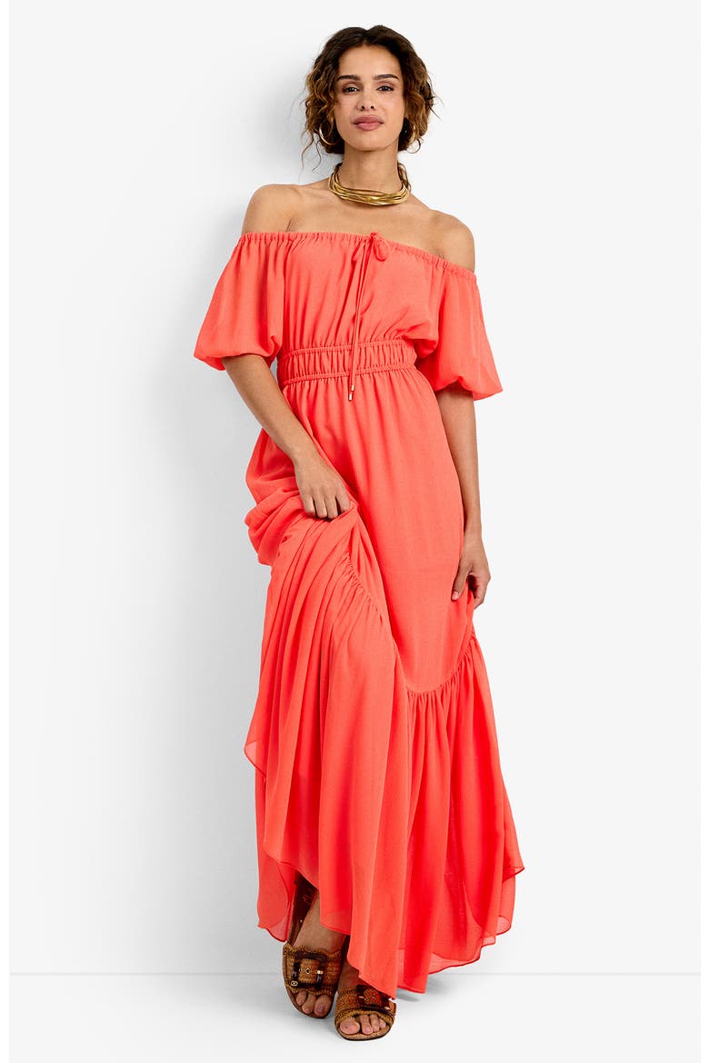 West Coast Dress, Main, color, Calypso Coral