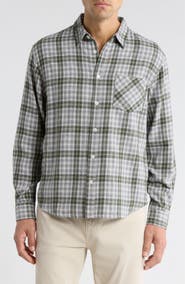 925 Originals Foreman Classic Fit Plaid Flannel Button-Up Shirt