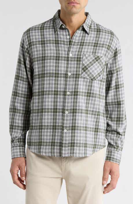 Foreman Classic Fit Plaid Flannel Button-Up Shirt