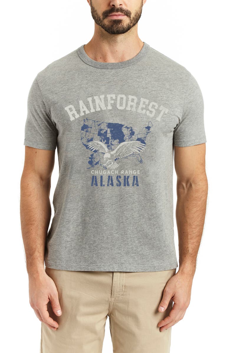 Rainforest Soft Washed Graphic T-Shirt, Alternate, color, Heather Grey