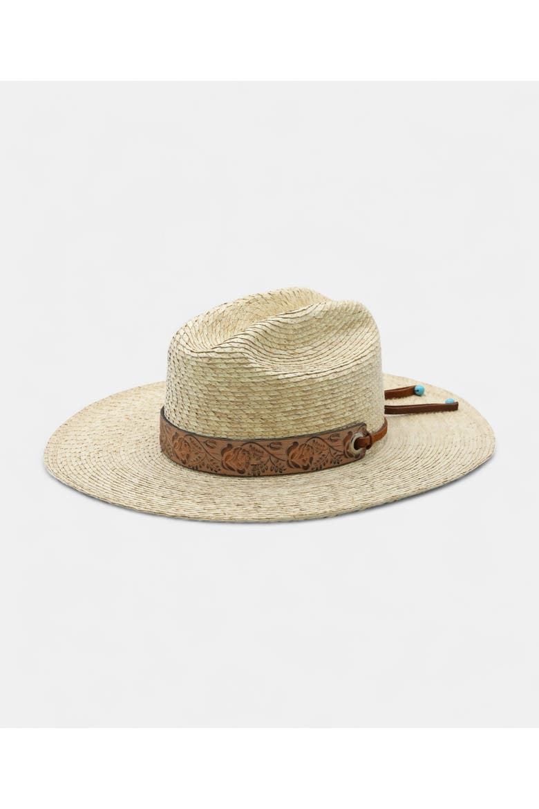 Hemet Straw Hat, Main, color, NATURAL