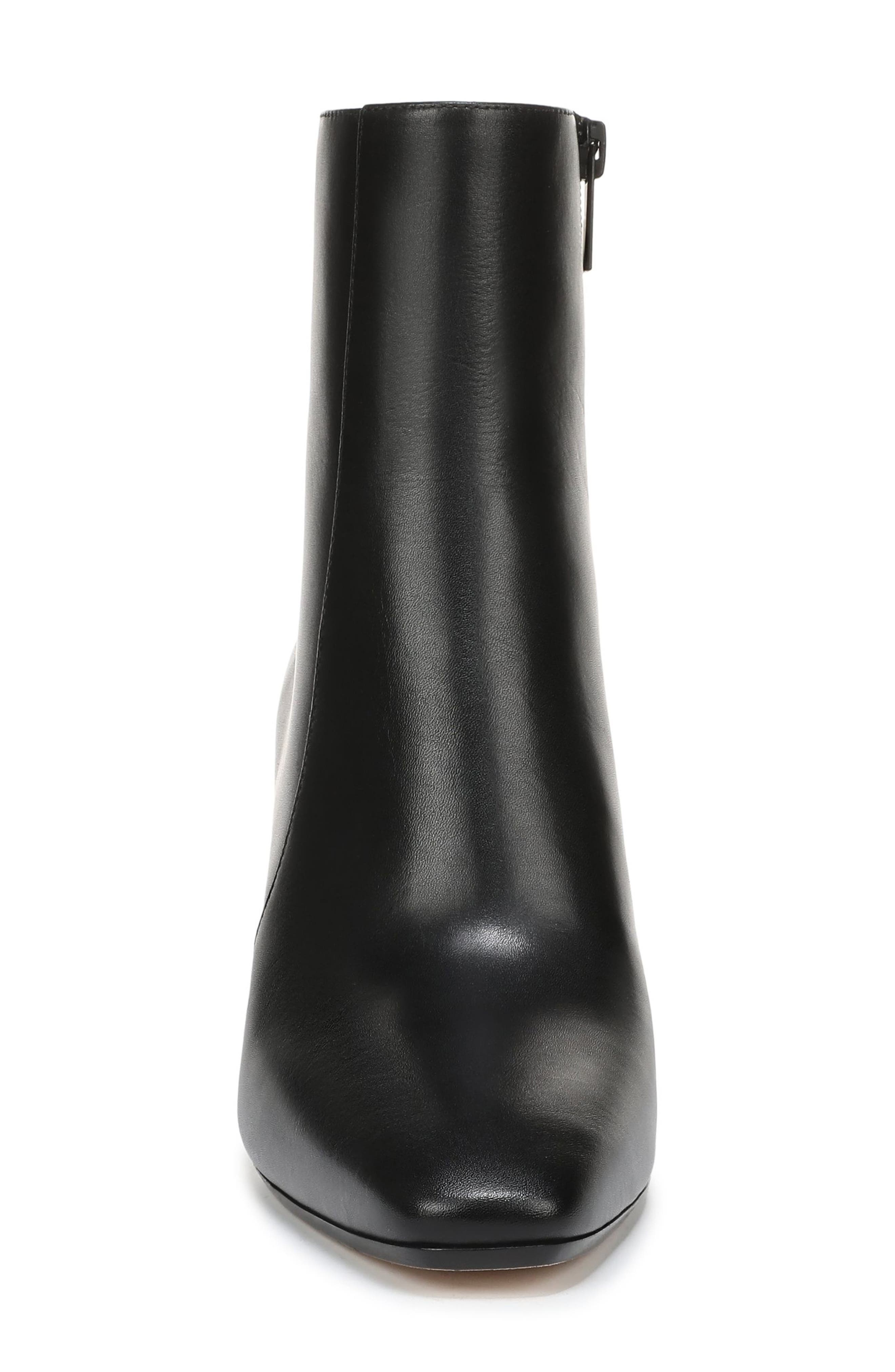 Cassina Block Heel Bootie, Alternate, color, BLACK LEATHER