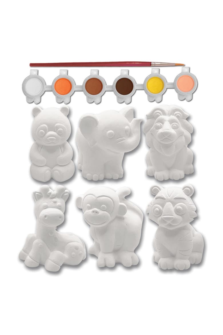 Junior Zookeeper Plaster Paint Set, Alternate, color, Multicolor