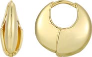 Adornia Louvre 14k Gold Plated Hoop Earrings