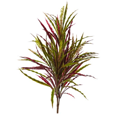 28-in Fall Vanilla Grass Artificial Plant (Set of 3)