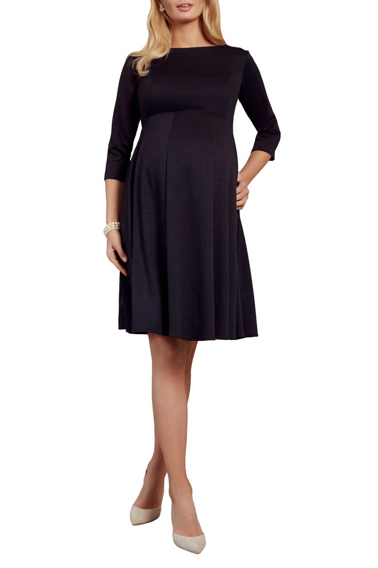 Sienna Maternity Dress, Main, color, BLACK