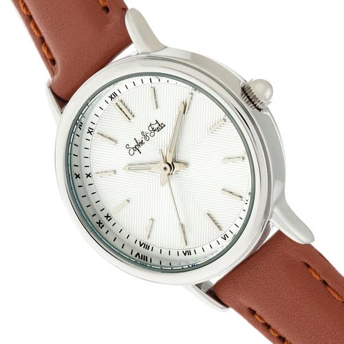 Sophie And Freda Sophie & Freda Berlin Leather-band Watch In Brown