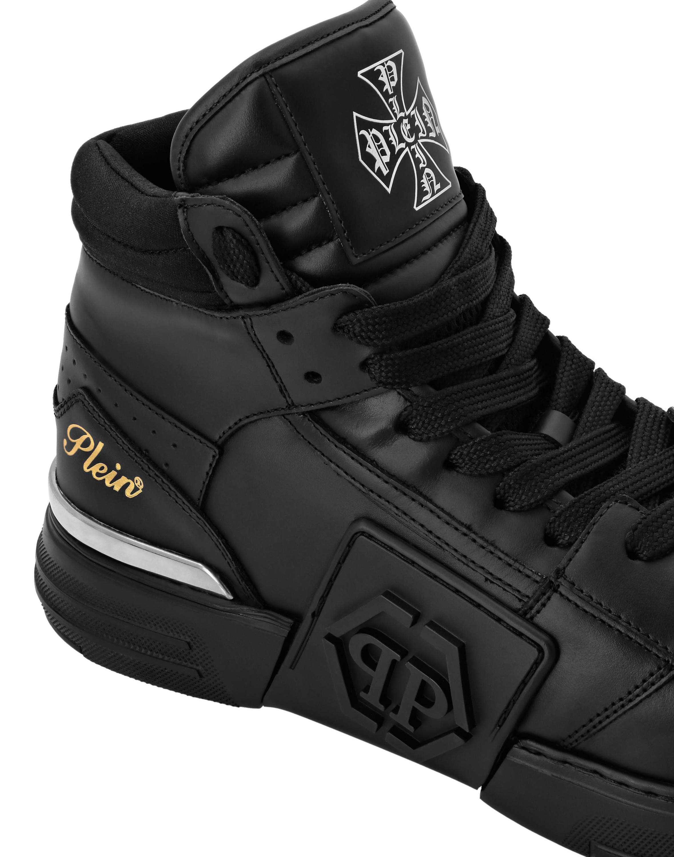 Mid Top Sneakers Phantom Kicks Unisex, Alternate, color, black/black