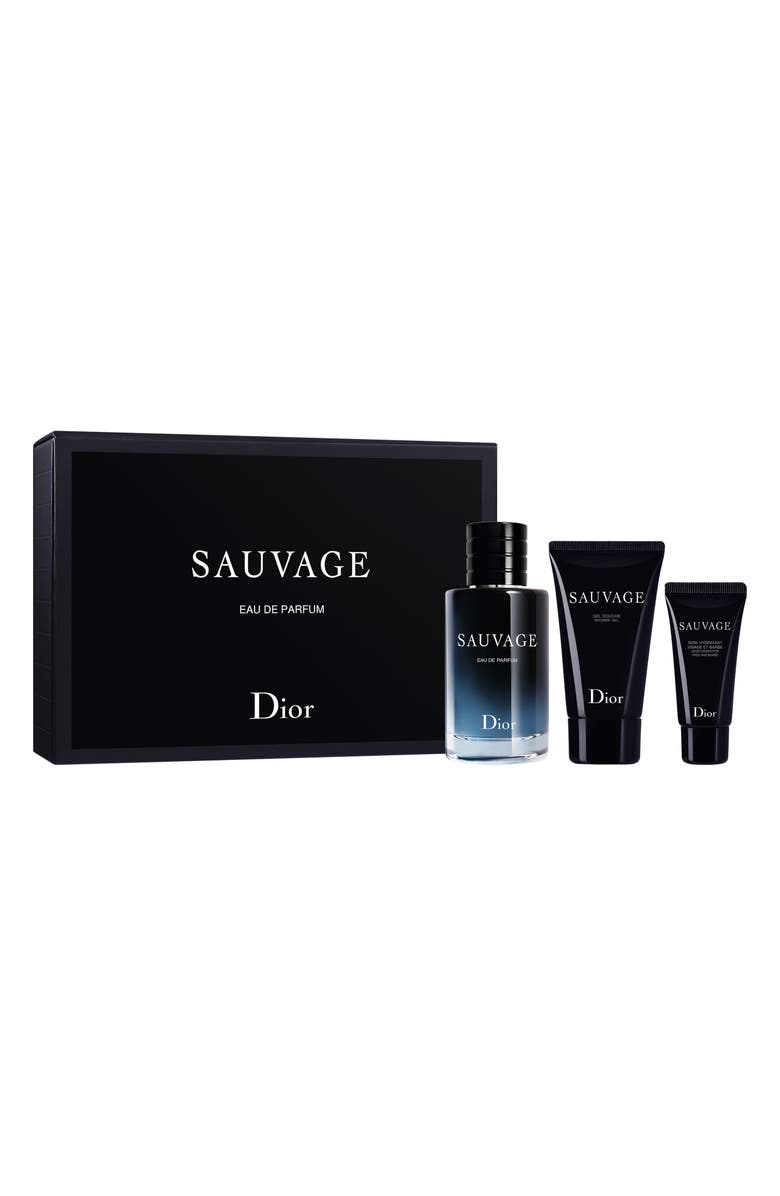 DIOR Sauvage Eau de Parfum Travel Fragrance Set, Main, color, 