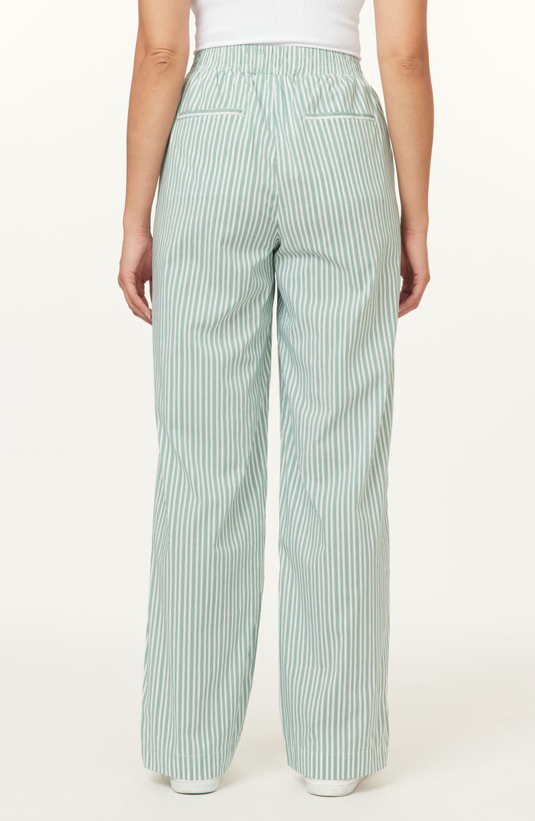 Scotch & Soda Elastic Waist Pants, Alternate, color, Eden White