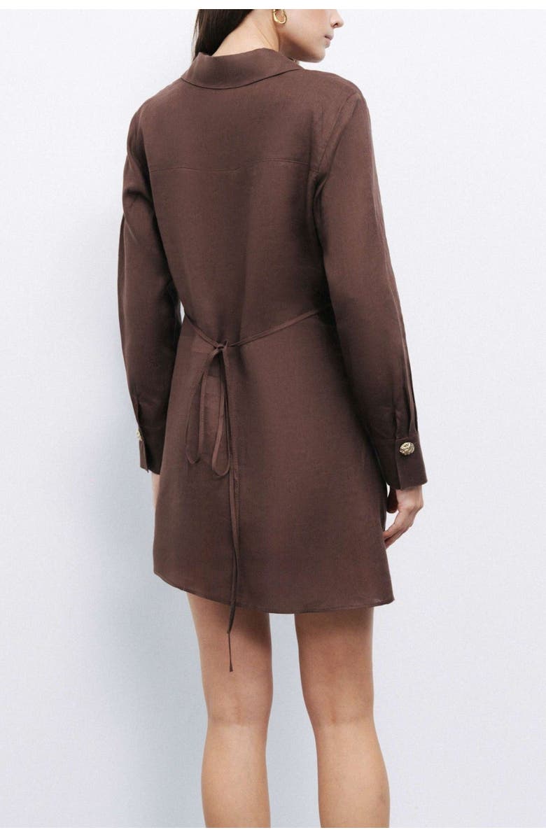 Nocturne Mini Dress with Accessory Detail, Alternate, color,