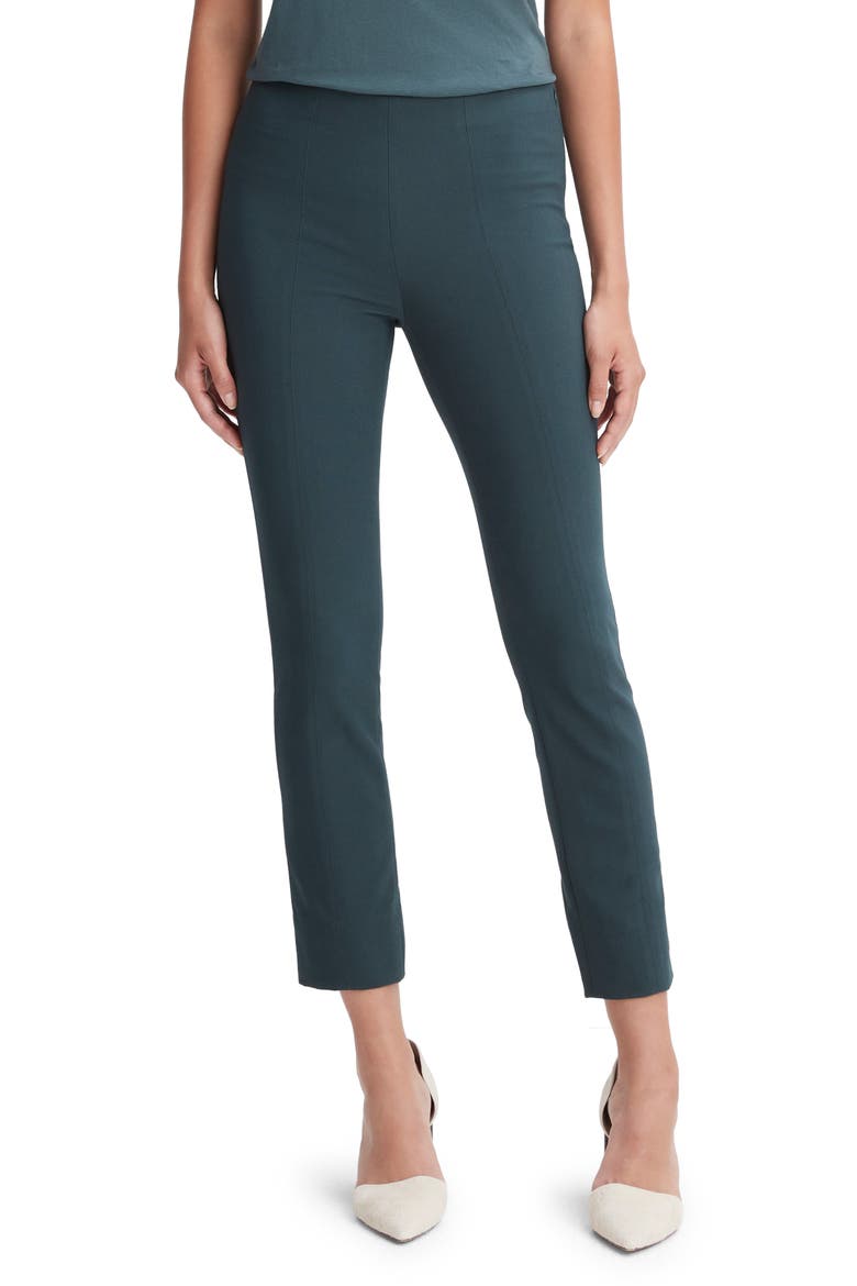 Straight Leg Ankle Pants, Main, color, DEEP HUNTER