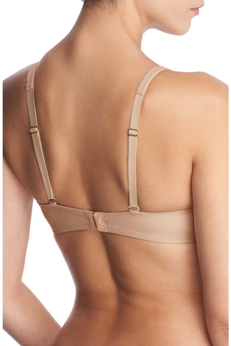 Verge Underwire Convertible Plunge Contour Bra, Alternate, color, CAFE