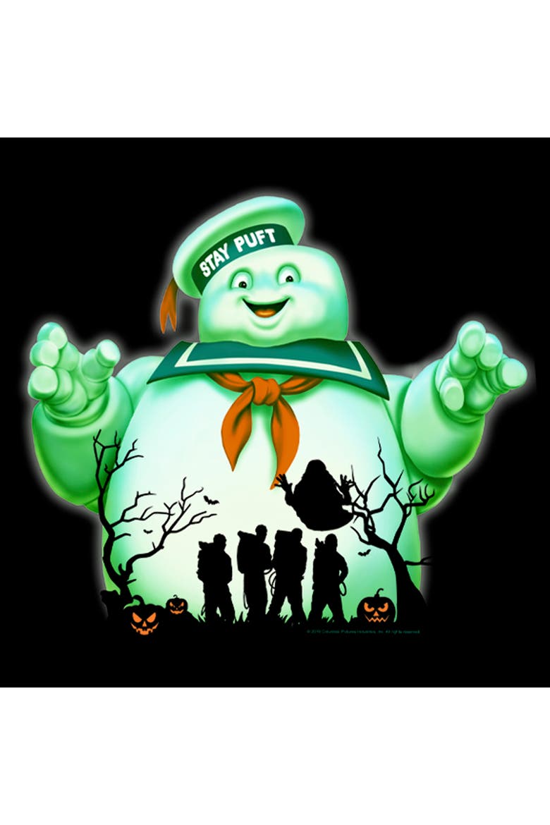 Men's Ghostbusters Halloween Stay Puft Marshmallow Man  Graphic T-Shirt, Alternate, color, Black