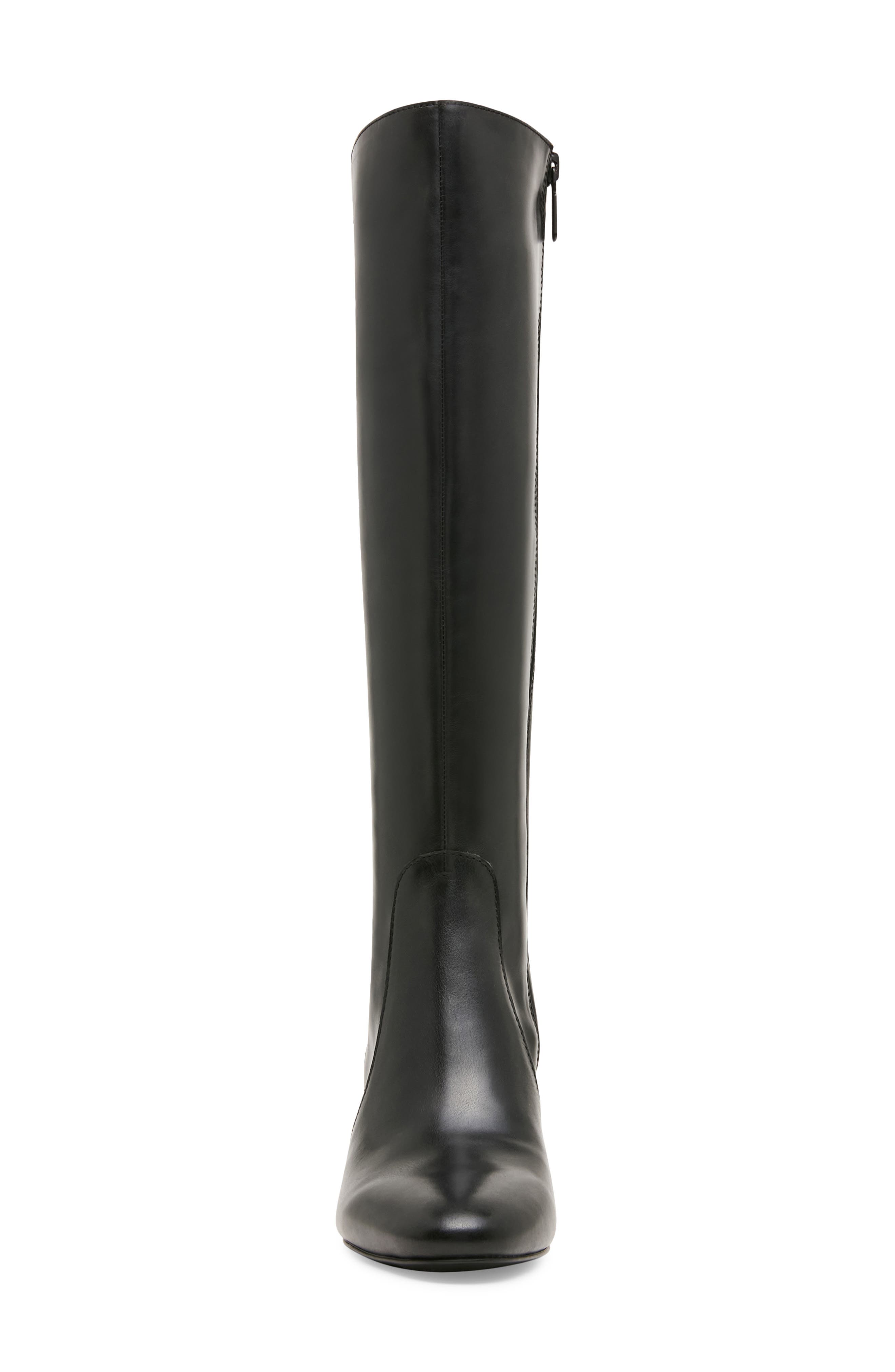 Mindy Knee High Leather Boot, Alternate, color, BLACK LEATHER