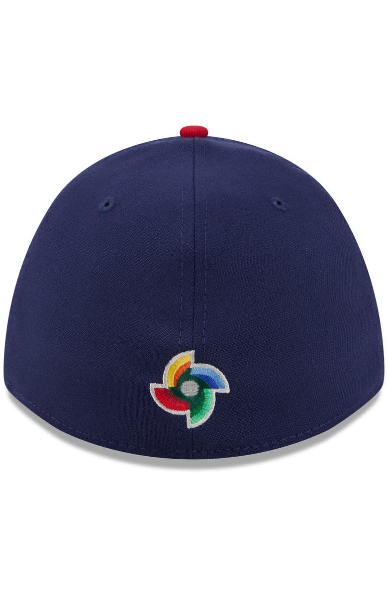 New Era Men's New Era  Navy/Red USA Baseball 2026 World Baseball Classic M-Crown 39THIRTY Flex Hat, Alternate, color, Navy