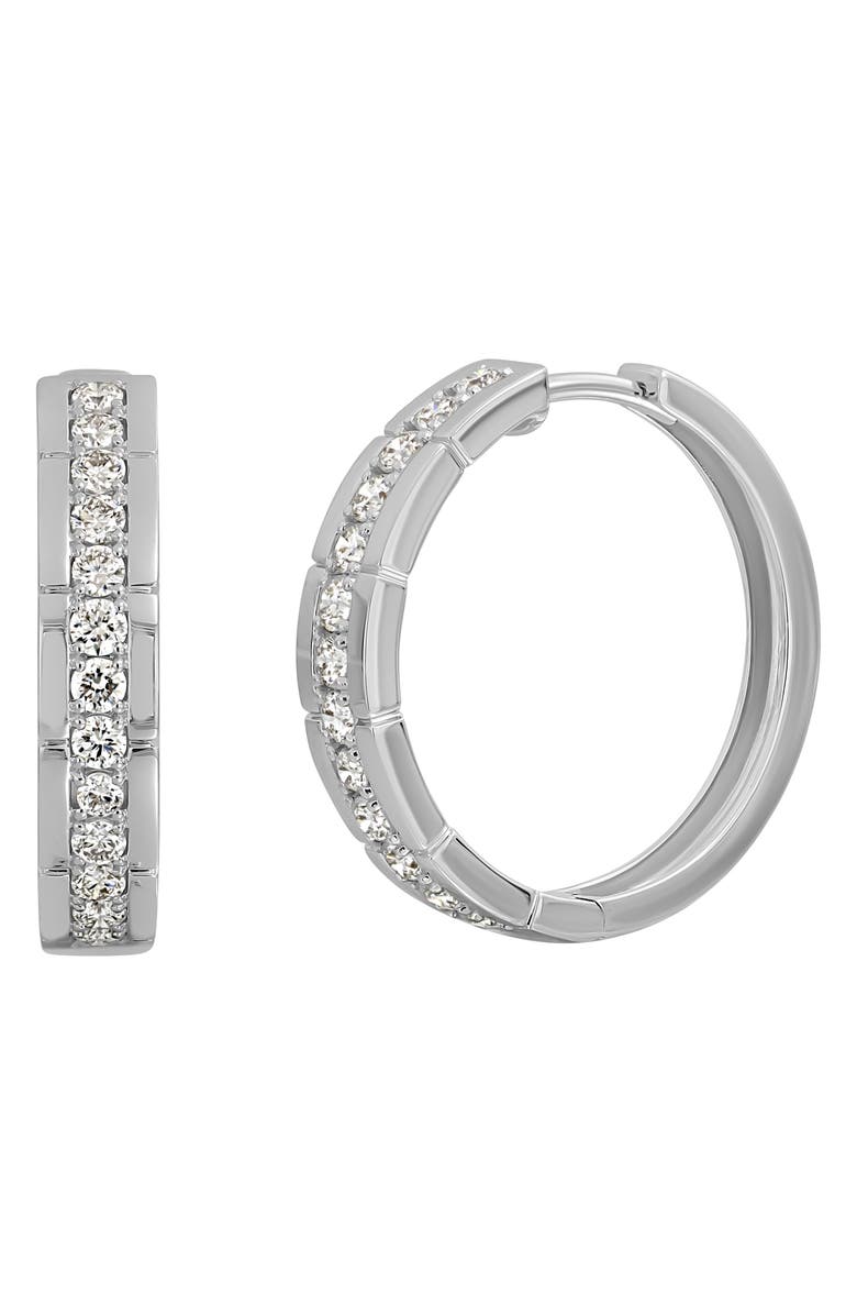 Bony Levy Katharine Diamond Hoop Earrings, Main, color, 