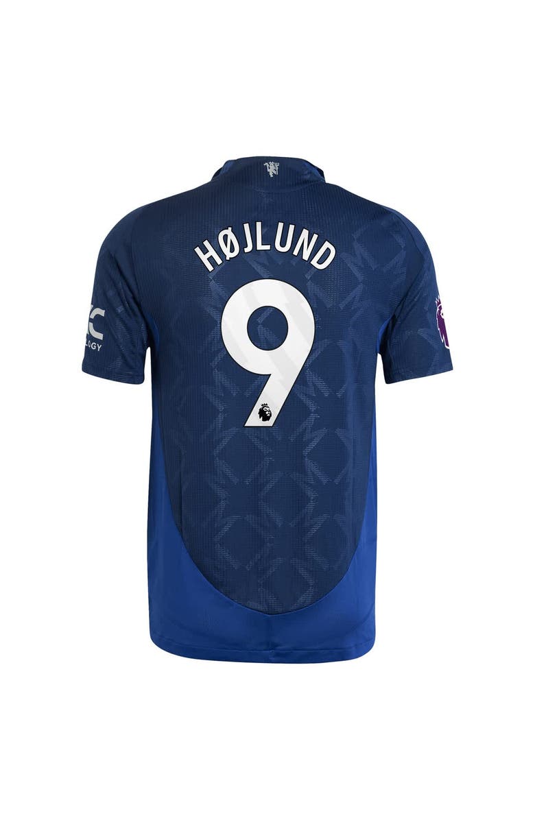 adidas Men's adidas Rasmus Højlund Navy Manchester United 2024/25 Away Authentic Player Jersey, Alternate, color,