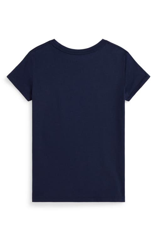 Polo Ralph Lauren Logo Crew-neck T-shirt In Black