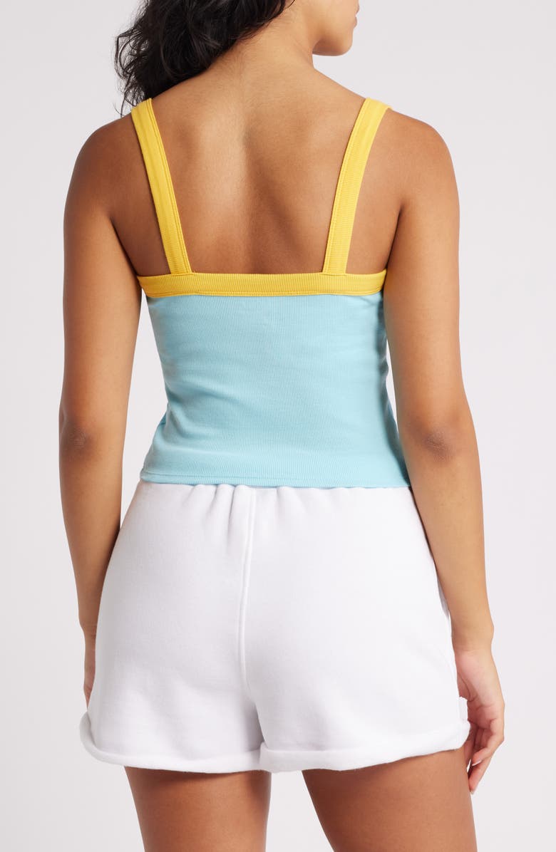 PacSun Annie Stretch Cotton Tank Top, Alternate, color, Petite Four
